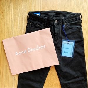 NWT Acne Studios 5-pocket mid-rise skinny jeans